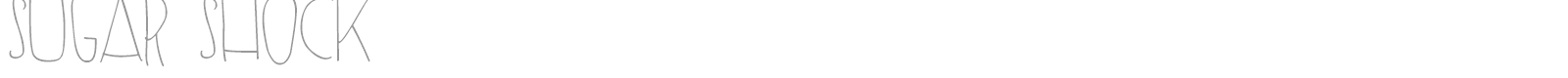 DJB Sugar Shock font preview